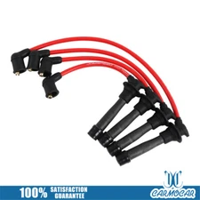Red JDMSPEED Ignition Spark Plug Wires Set FOR 1990-00 Mazda Miata 1.6L 1.8L