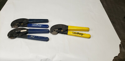 3-PC Cable Prep HCT-556  HCT-659 HCT USA Hand Crimp Crimper Tool 