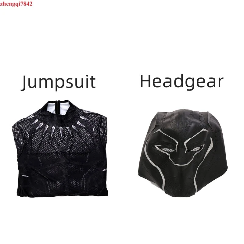 Pantera Negra Adulto Zentai Cosplay Disfraz Mono Body Halloween Utilería Regalo Foto 3 de 4