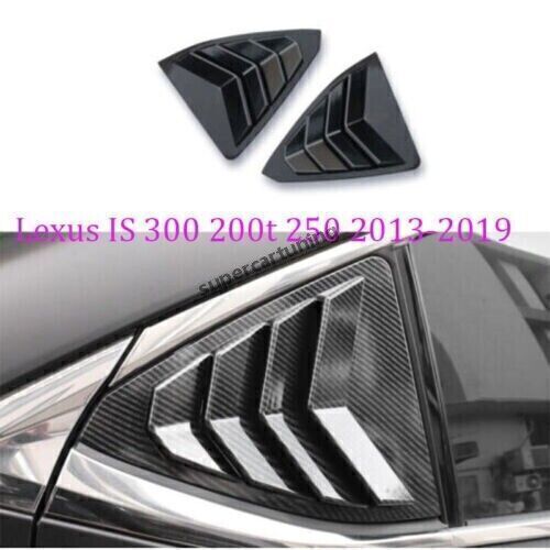 Lexus IS 300 200t 250 2013-2019 Carbon Fiber Side Window Louver Vent