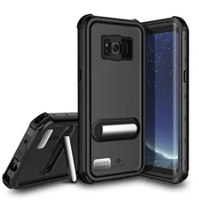 For Samsung Galaxy S8 Waterproof Case Cover with Kickstand Screen Protector