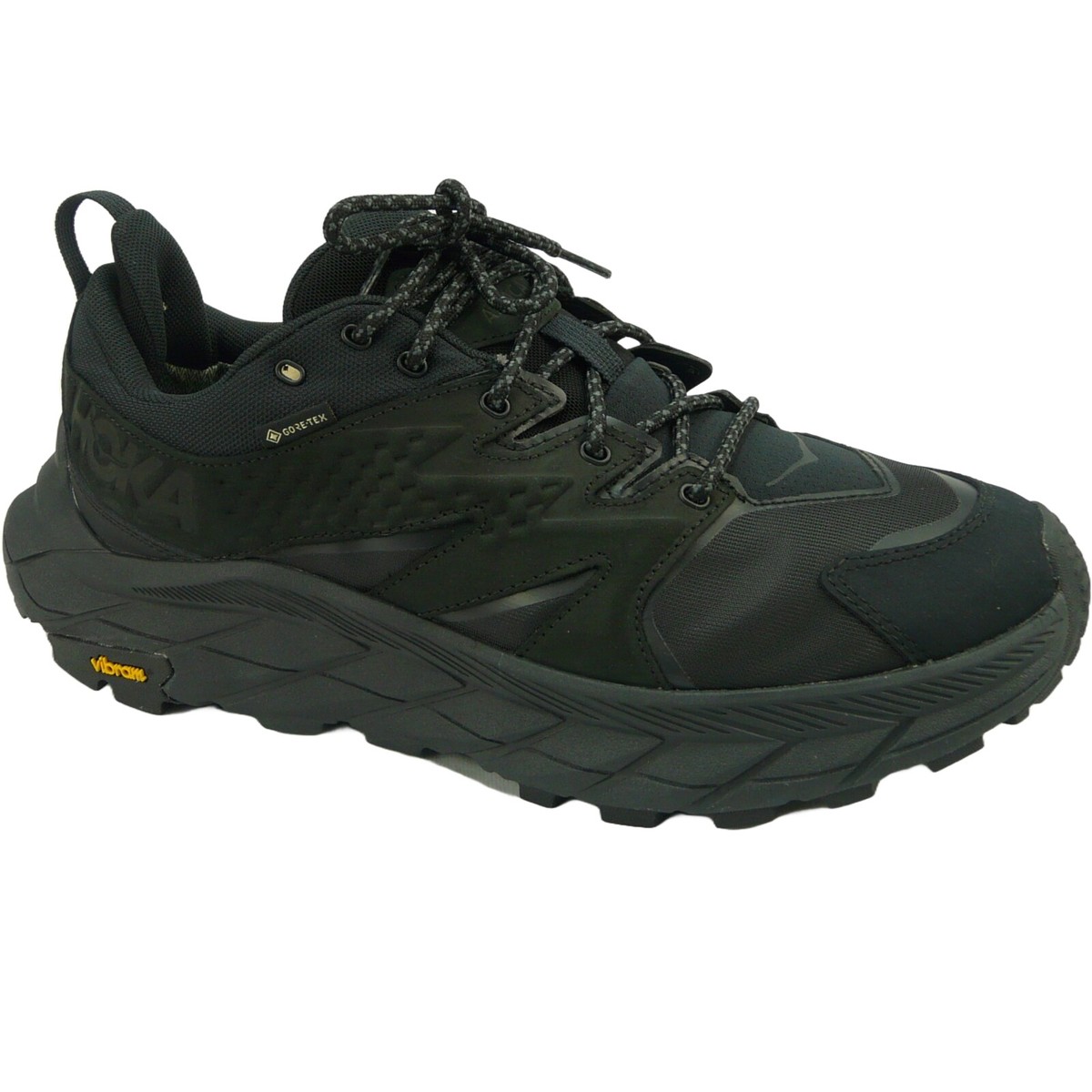 Hoka Men\'s Shoes 8.5 Anacapa Low GTX Mens Trail Running Shoes Black Size 8.5 Hoka Anacapa 2 low GTX Black/Black 1141632F BBLC & 1155253  main image 4