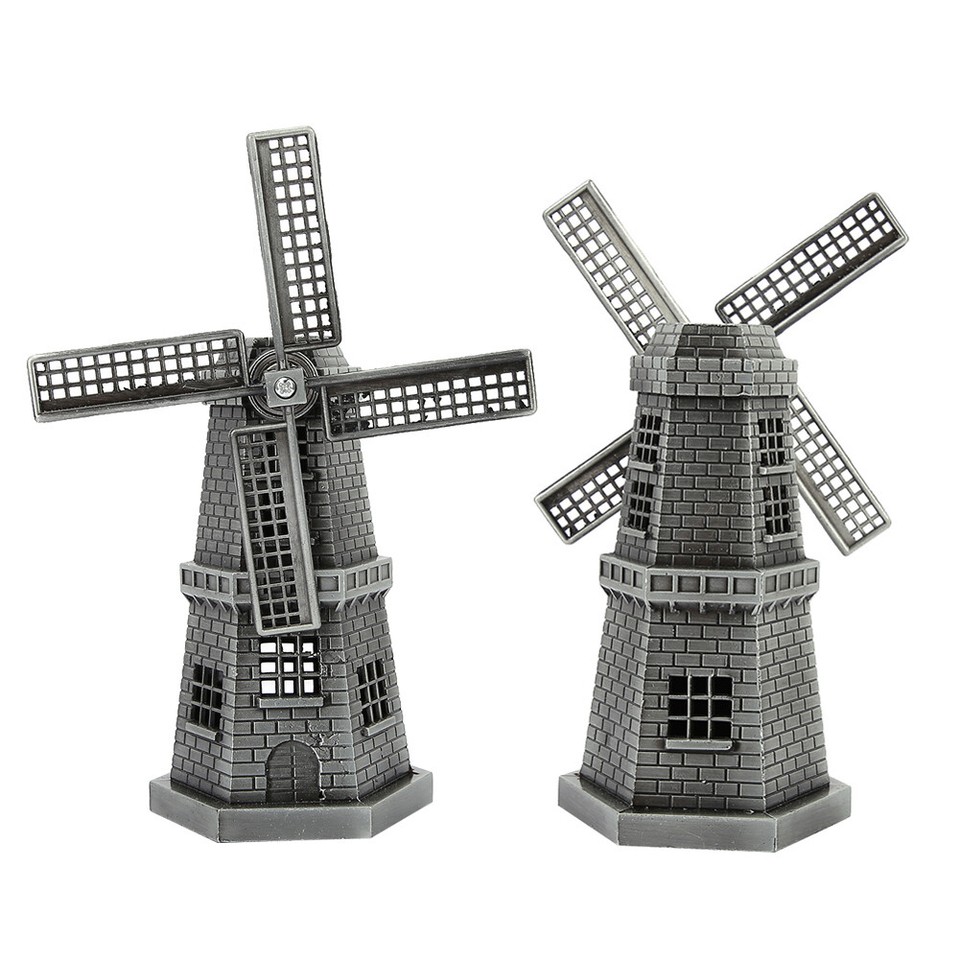 Vintage Miniature Windmill For Home Decor Kitchen Decorative Metal
