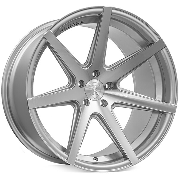 19” ROHANA RC7 MACHINED SILVER CONCAVE WHEELS FOR ACCORD CAMRY