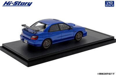 402-183 Hi-Story 1/43 スバル IMPREZA S202 Hi Story 1/43 SUBARU IMPREZA S202 STi Version (2002) WR Blue Mica