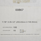 Lot of 10 7-7/8" x 29-1/2" Aluminum Oxide 100 Grit Premium Floor Sanding Belts — photo 4