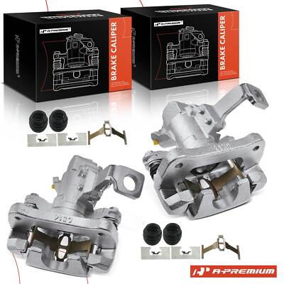 A-Premium Pair Rear Brake Caliper w/ Bracket for Acura Integra 94-01 Honda Civic