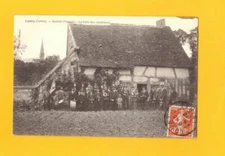 LOURY (45) Société MUSICALE / MUSICIENS FANFARE à la SALLE des REPETITIONS 1912