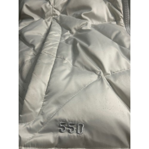 The North Face White Puffer Coat Women's size Small 75% Goose Down - Picture 5 of 6