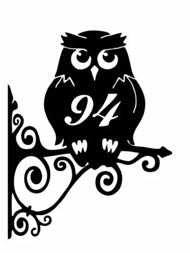 Gartenfiguren & Verzierungen für den Außenbereich Eule aus Metall