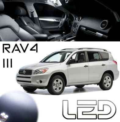Neuf LED Lampen Für Toyota RAV4 Innenraum 3x Weiß Innenbeleuchtung