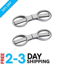 Creative Folding Scissors - 2Pcs Stainless Steel Safety Scissors for All Uses