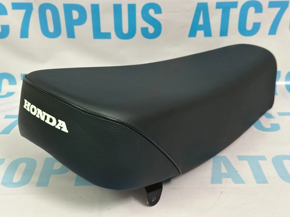 Honda CR125 CR125M CR 125 1973 1974 1975 asiento Elsinore nuevo negro con bandeja metálica. Foto 2 de 4