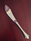 LUNT BEL CHATEAU STERLING SILVER BUTTER KNIFE, HOLLOW, SS blade, never used