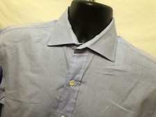 Polo Ralph Lauren Classic Blue Button Down Dress Shirt 16 1/2 L L/S 42 EU