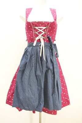 Landhaus C&A rot Baumwolle mit Balkonett fabelhaftes Dirndl mit