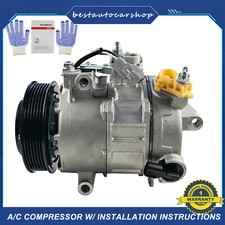 Ac Compressor With 6-groove Pulley Fit For 2014-2018 Ram 1500 V8 5.7l Co29182c