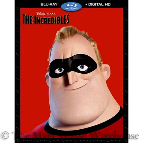 Disney Pixar Superhero Family Action Comedy The Incredibles Blu