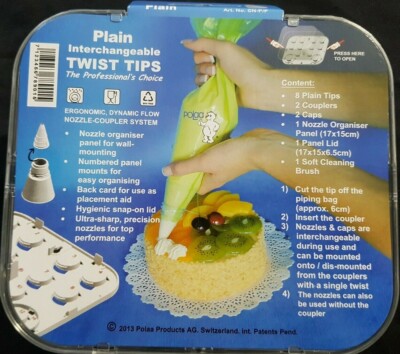 Professional CAKE DECORATING TOOLS Icing Frosting Plain Twist Tips