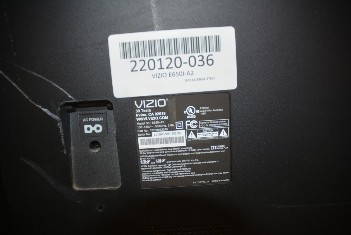 VIZIO E650I-A2 TCON T650HVJ02.0 | eBay