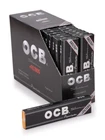 OCB Black Connoisseur Paper With Tips Premium Kingsize Rolling Papers Acacia Gum