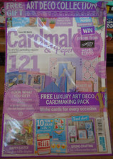 CARDMAKER  Papercraft Magazine 180 March UK NOS SEALED W/Free Gift