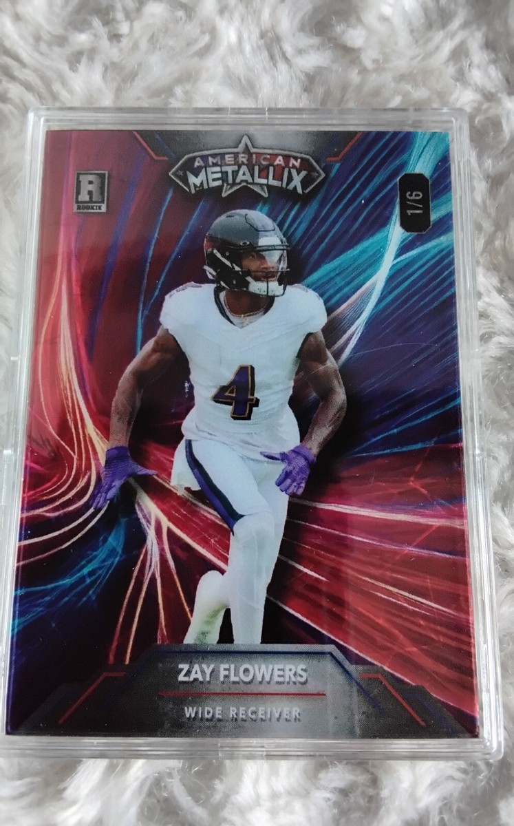 2023 Wild Card American Metallix Zay Flowers 1 Of 6. Card 2023 Wild Card American Metallix Zay Flowers 1 Of 6. Card