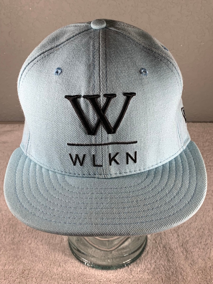 READ! Baby Blue New Era 59Fifty WLKN Streetwear Hat Fitted 7-3/8
