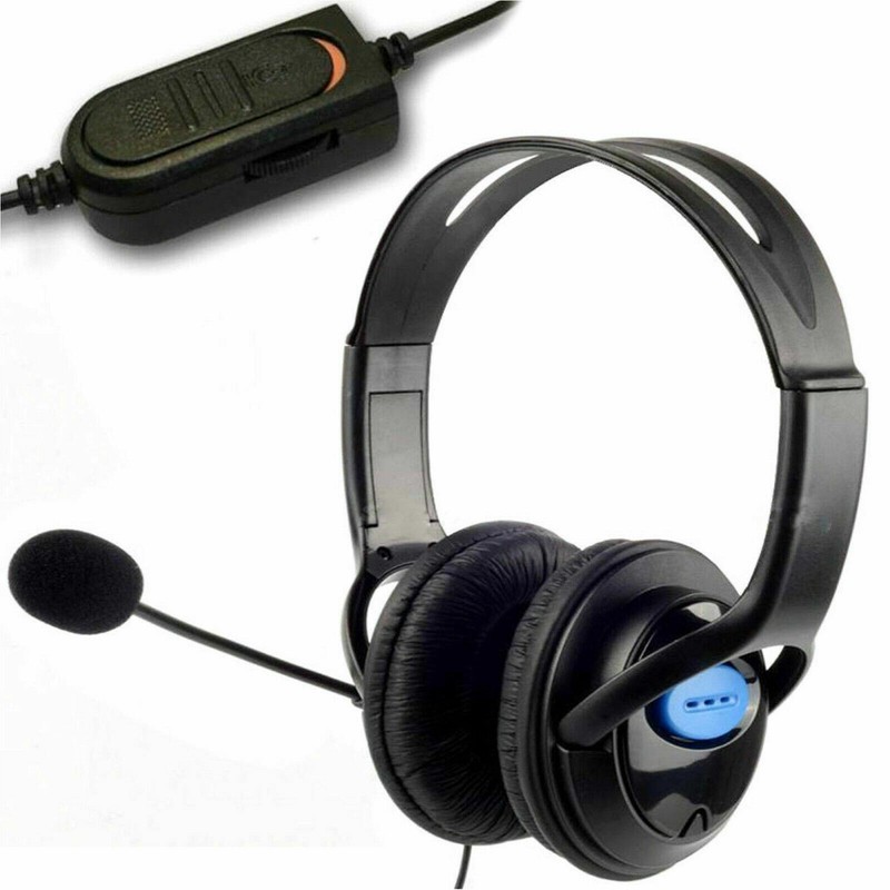 Gaming Headset 3.5mm Stereo Headphones Mic for PS4 Xbox One PC Noise Cancelling