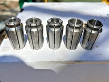 5:TSD Acura Flex Collet Set 7/16 15/32 1/2 11/16 49/64 Milling Machine Universal