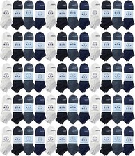 60 Pair Yacht  Smith Men Low Cut Sport Socks Thin Comfortable  Breathable