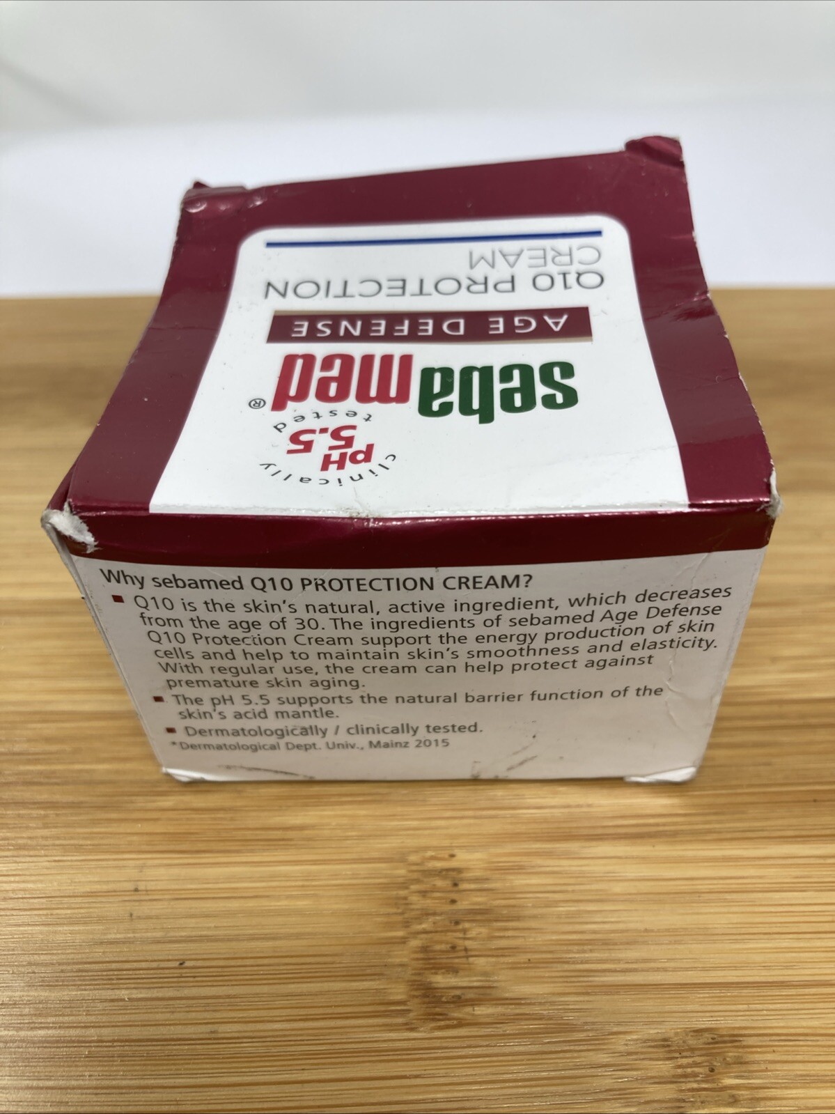 Sebamed Age Defense Q10 Protection Face Cream Moisturizer Panthenol Damaged Box