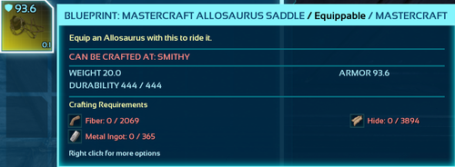 Ark ASA PVE BP Yuty Rex Carch Theri Mantis Saddle Hazard Suit Blueprint Carcharo - Picture 5 of 239