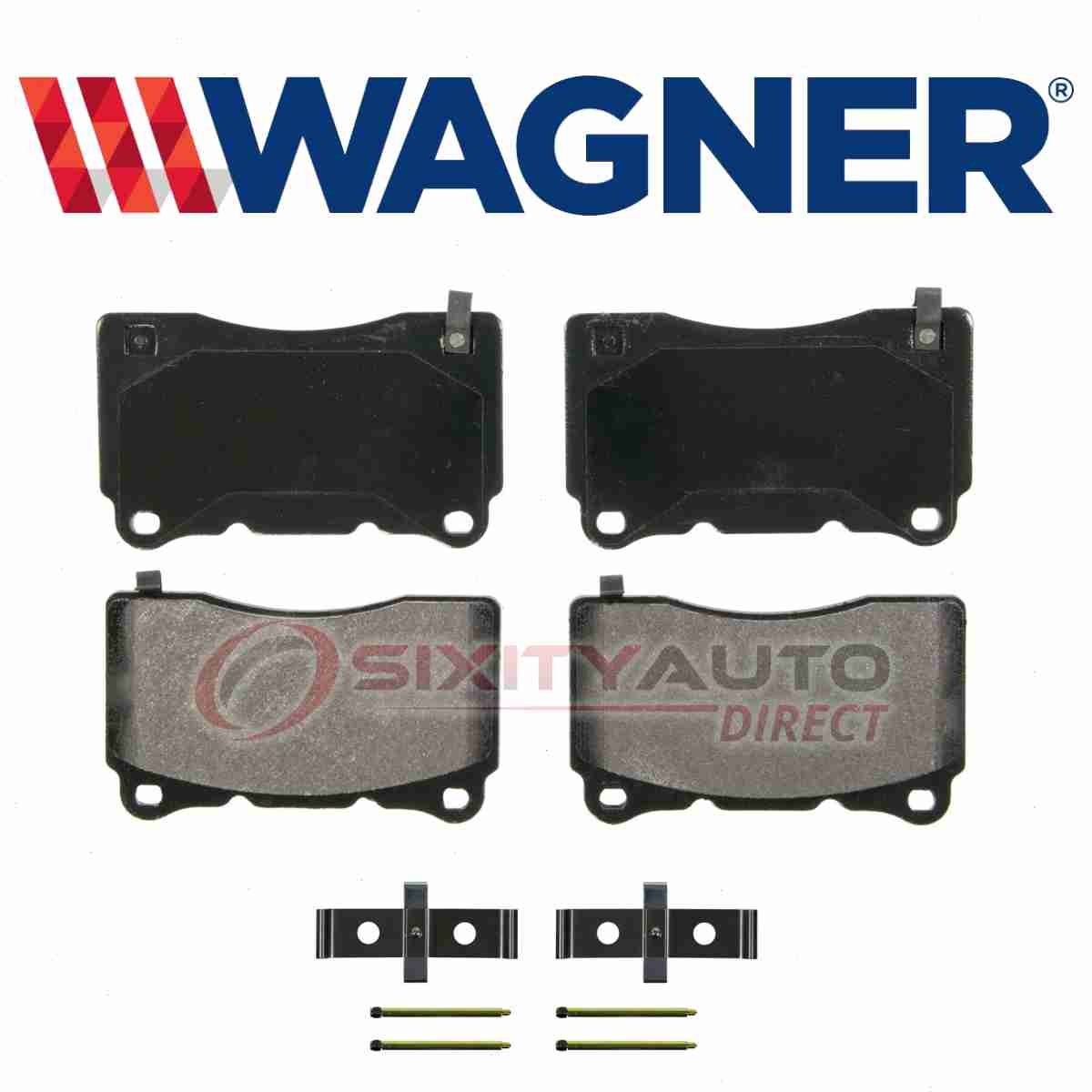 Wagner QS Front Disc Brake Pad Set for 2005-2006 Ford GT - Braking Stopping jt