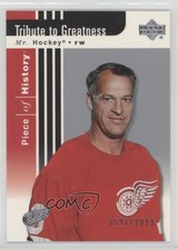 2002 Upper Deck Piece Of History 2591/2999 Gordie Howe Mr Hockey #112 HOF 0u8p