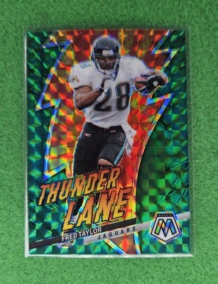 2023 Panini Mosaic - Thunder Lane Fred Taylor #TL-FT Green Mosaic Prizm