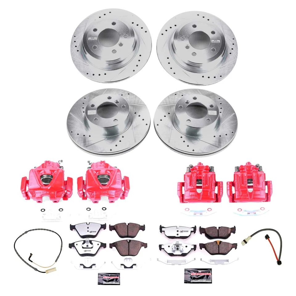 PowerStop KC4105-26 Brake Kit For BMW 328i xDrive 2009-2010 Front Rear Foto 2 de 4