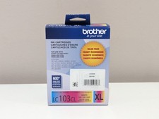 OEM Brother LC103CL XL Magneta Cyan Yellow Color Printer Ink Bundle Exp 2026+