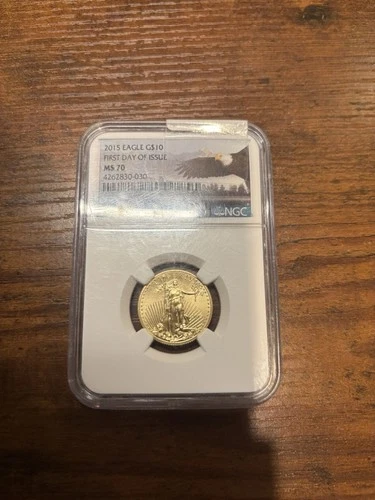 American Gold Eagle 1/4 oz MS70 Early Release NGC