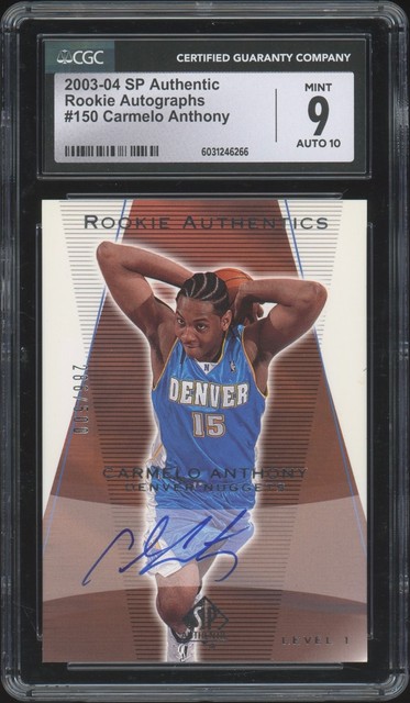 2003-04 SP Authentic #150 Autograph, Numbered /500