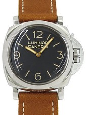 PANERAI Luminor1950 3 Days 47mm PAM00372 47mm Black Dial Steel Box Card #T111