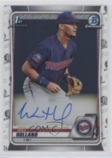 2020 Bowman Chrome Prospect Auto Will Holland #CPA-WH Auto 0ei3