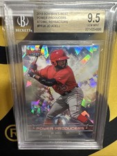 2018 Bowman’s Best Power Producers Atomic Refractor Jo Adell Los Angeles Angels