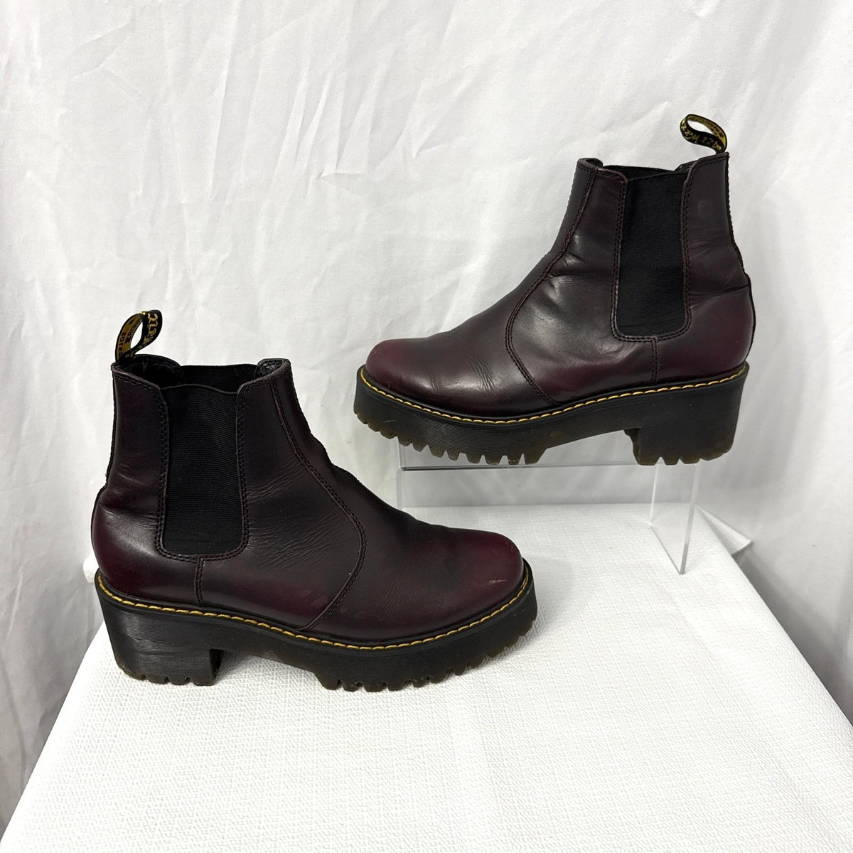 Dr Martens★ROMETTY CHELSEA BOOT★厚底★BURGUNDY VINTAGE Dr. Martens Rometty Vintage Chelsea Boot | Urban Outfitters