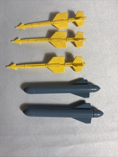 GI Joe 1986 Conquest X-30 Missile & Bombs Set Original OEM Parts Hasbro Vintage