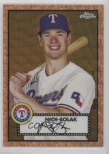2021 Topps Chrome Platinum Anniversary 32/50 Nick Solak #295 11z5