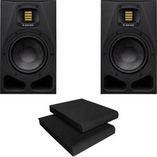 ADAM Audio A7V Paar Studiomonitore + Isolation Pad Set | NEU