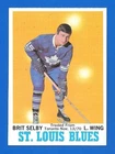 1970-71 OPC #111 BRIT SELBY MAPLE LEAFS TRADED BLUES 70-71 O PEE CHEE NHL HOCKEY