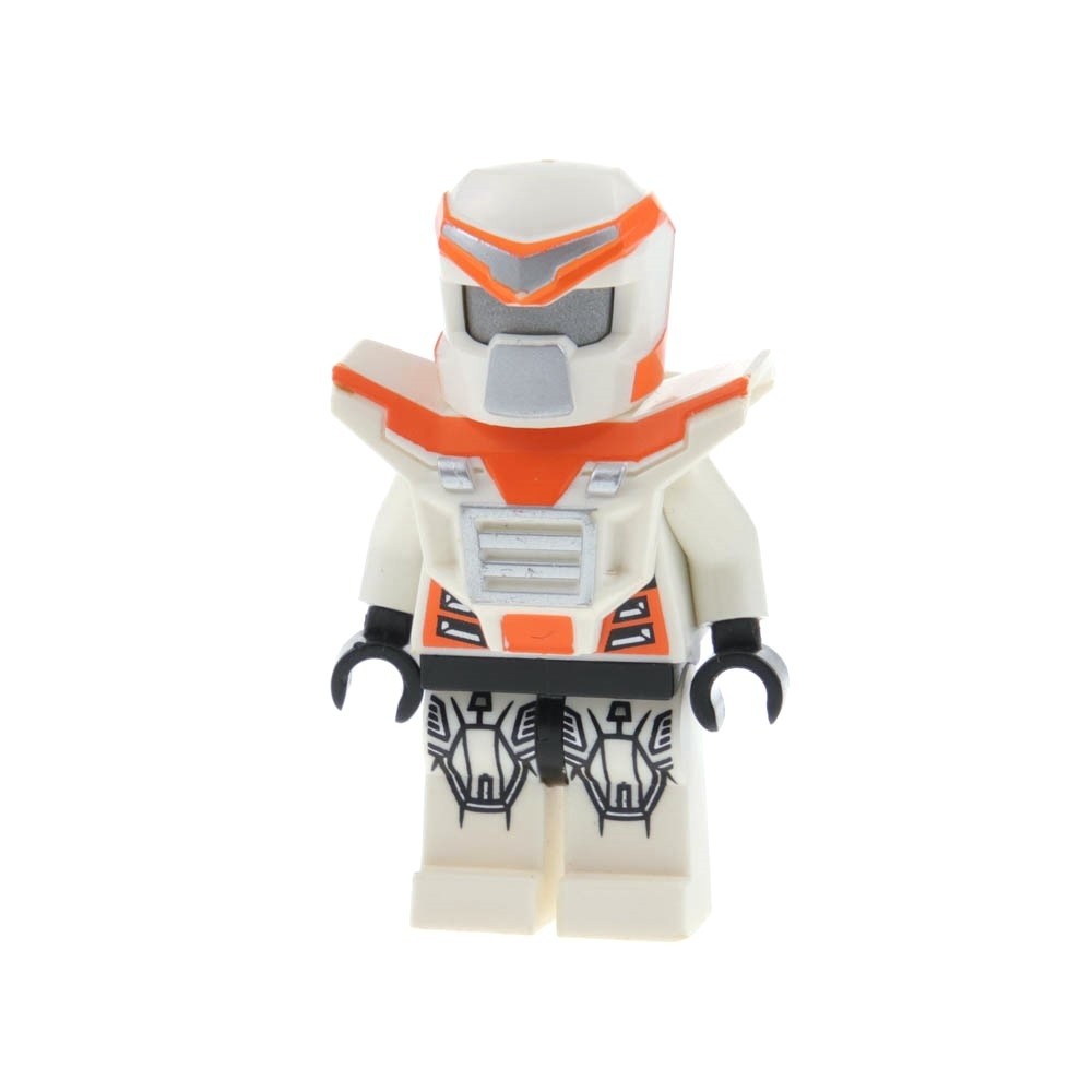 1x LEGO Mini Figurine Series 9 Battle Mech White Helmet Armor 71000 col09-13
