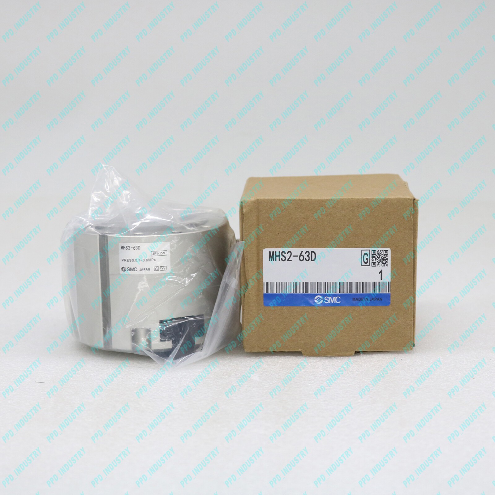 one new smc finger cylinder MHS2-63D FAST SHIP #F22